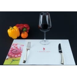Impression set de table papier brasserie restaurant
