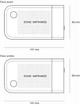 Zone d'impression de la Power Curve