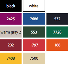 Coloris disponibles de la tente gonflable