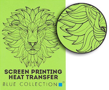 Screen Printing Heat Transfert - Blue Collection