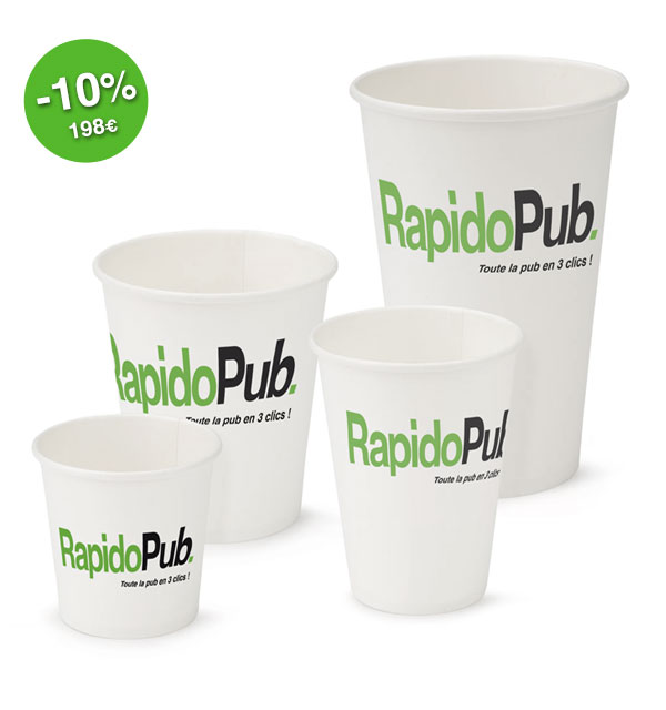 Gobelets en carton recycable...