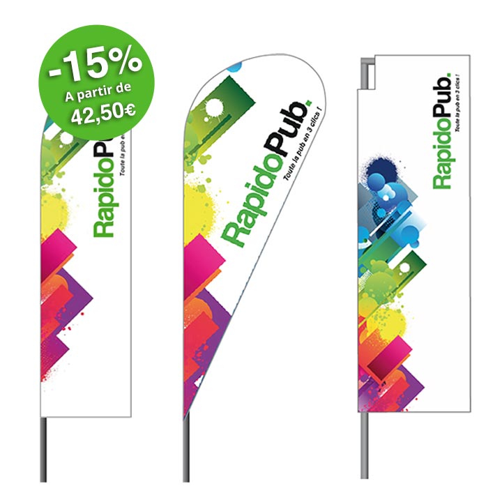 Beachflag de toutes tailles...