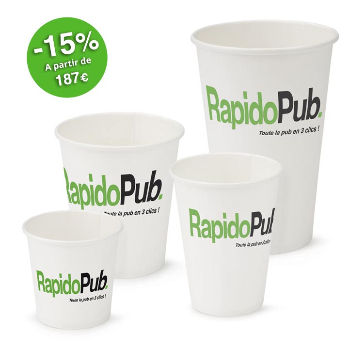 Gobelets en carton recycable...